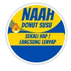 logo Naah Donut Susu